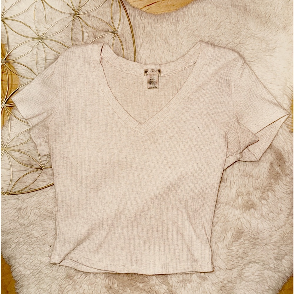 Bozzolo ribbed crop top